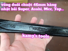 Cờ lê vòng đuôi chuột 46mm Super Asahi Mcc Top hàng Nhật bãi cao cấp