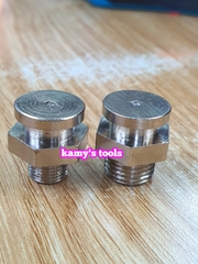 Vú mỡ gài đầu tròn đầu bằng 16mm tán 16.7mm răng 9.6mm và 12.6mm