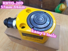 Kích thủy lực lùn 20 tấn HHYG-20D TLP hành trình 66mm chiều cao 57mm-84mm
