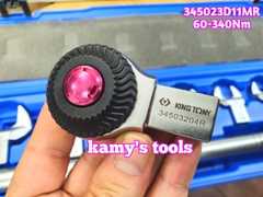 Cần siết lực Kingtony 60-340Nm 345203D11MR 1/2 inch 9 cờ lê miệng 13-30 mm