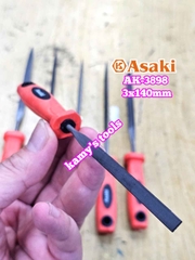 Bộ dũa giũa mini 6 cây Asaki AK-3898 cỡ 3mm 3x140mm