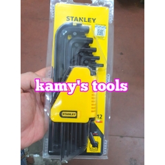 Bộ lục giác hệ inch 12 chi tiết stanley 69-257 1/16-3/8 inch