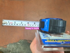 Thước cuộn 7.5m bản 25mm C-Mart model D0004-7.525-GY bọc nhựa chống va đập, thước kéo 7.5 mét
