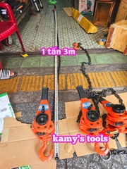 Pa lăng xích lắc tay Nitto 1 tấn 3m (3 mét) VR-10 xích chuẩn G80 cao cấp