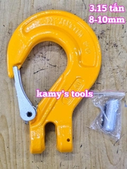 Móc cẩu chốt lưỡi gà 3.15 tấn dùng cho 8-10mm Wetools WTCH-0310