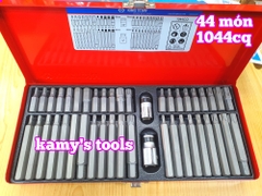 Bộ đầu mũi vít lục giác sao mở mec 44 món Kingtony model 1044CQ