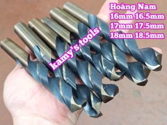 Mũi khoan inox pháp hoàng nam 16mm 16.5mm 17mm 17.5mm 18mm 18.5mm