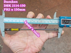 Đầu mũi bắn vít bake PH2 dài 150mm Dasuken DSK 2114-150 (bán lẻ 1 cây)