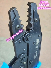 Kìm bấm cos lục giác đầu nối cáp đồng trục camera Fasen HS-05H đường kính 1.72-8.1mm dài 9 inch 235mm