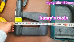 Dụng cụ đột lỗ tôn thủy lực đục lỗ thang máng cáp máng điên SYD-32B với 6 bộ khuôn đột 18-32mm họng sâu 150mm