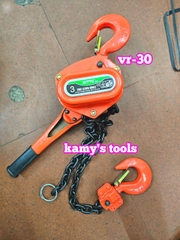 Pa lăng xích lắc tay Nitto 3 tấn 1.5m (1.5 mét) VR-30 cao cấp