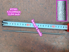 Giũa dũa tròn mài lưỡi cưa xích 4.5mm 11/64 inch STIHL dài 200mm