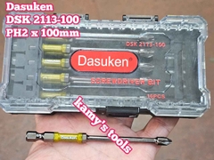 Đầu mũi bắn vít bake PH2 dài 100mm Dasuken DSK 2113-100 (bán lẻ 1 cây)