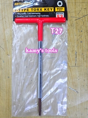 Lục giác bông sao hoa thị cán chữ T Hotssman thép S2 T10 T15 T20 T25 T27 T30 dài 230mm