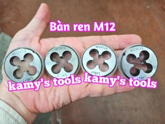 Bàn ren M12x1.0 M12x1.25 M12x1.5 M12x1.75 L+R+T (LRT) dụng cụ tạo ren ngoài bulong