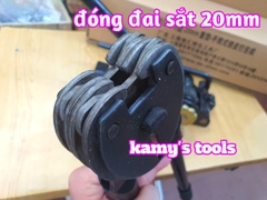 Bộ dụng cụ đóng đai thép 16mm 19mm model MG-95, siết và bấm kẹp đai thép 2 chấu