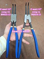 Kìm mở phe C-mart dài 13 inch 325rmm cong ra B0024-13 cong vô B0025-13