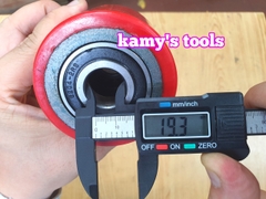 Bánh xe nâng tay PU đỏ 68x73, 70x80 bán lẻ từng cái