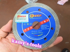 Lưỡi cắt gạch bê tông đá hoa cương bóng kiếng mable hiệu Omega hợp kim cao cấp 100mm