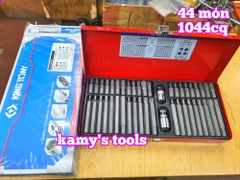 Bộ đầu mũi vít lục giác sao mở mec 44 món Kingtony model 1044CQ