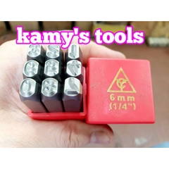 Bộ Đóng Số Xuôi Top YC-602 2mm 3mm 4mm 5mm 6mm