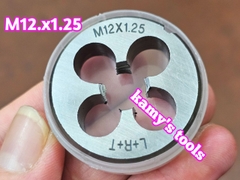 Bàn ren M12x1.0 M12x1.25 M12x1.5 M12x1.75 L+R+T (LRT) dụng cụ tạo ren ngoài bulong