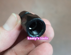 Đầu bơm mỡ đen bôi trơn áp suất cao 1/8 inch dài 45mm