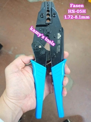 Kìm bấm cos lục giác đầu nối cáp đồng trục camera Fasen HS-05H đường kính 1.72-8.1mm dài 9 inch 235mm