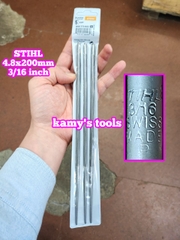 Giũa dũa tròn mài lưỡi cưa xích 4.8mm 3/16 inch STIHL dài 200mm