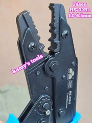 Kìm bấm cos lục giác đầu nối cáp đồng trục camera Fasen HS-02H1 đường kính 1.0-6.5mm dài 9 inch 235mm