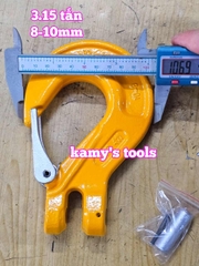 Móc cẩu chốt lưỡi gà 3.15 tấn dùng cho 8-10mm Wetools WTCH-0310