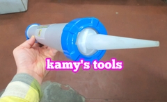 Dụng cụ bơm bắn keo xúc xích silicon c0006-15 dài 375mm