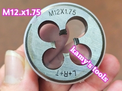 Bàn ren M12x1.0 M12x1.25 M12x1.5 M12x1.75 L+R+T (LRT) dụng cụ tạo ren ngoài bulong