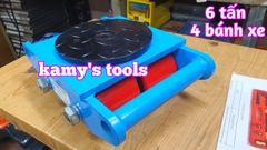 Con rùa di chuyển 6 tấn model cra-4, xe rùa đẩy hàng tải trọng cao giúp di chuyển hàng hoá nặng trong nhà xưởng nhà máy