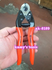 Kìm Cắt Cáp Thép 200mm Asaki Ak-8189, Kiềm Cắt Cáp Thép