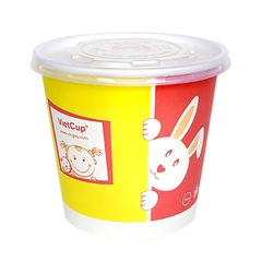 Tô giấy 16oz kèm nắp - Thỏ