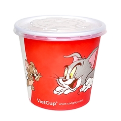 Tô giấy 16oz kèm nắp - Tom