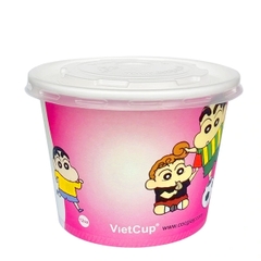 Tô giấy 13oz kèm nắp - Shin