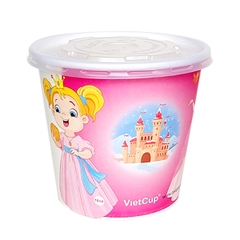 Tô giấy 16oz kèm nắp - Elsa