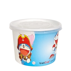Tô giấy 10oz kèm nắp - Doraemon
