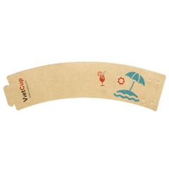 Cover cốc giấy 8oz, 12oz - Biển
