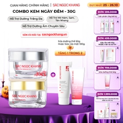 Combo Dưỡng Da Ngày Và Đêm Sắc Ngọc Khang (Kem Dưỡng Da Ban Đêm 30g và Kem Dưỡng Da Ban Ngày 5in1 30g)