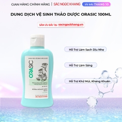 Dung Dịch Vệ Sinh Thảo Dược Orasic Sắc Ngọc Khang (Herbal Intimate Wash) 100ml