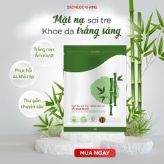 Set 10 Mặt Nạ sợi tre trắng mịn da Sắc Ngọc Khang 25g/ miếng