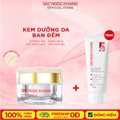 Kem dưỡng da ban đêm 30g (tặng kèm Sữa rửa mặt Thảo Dược 50g)