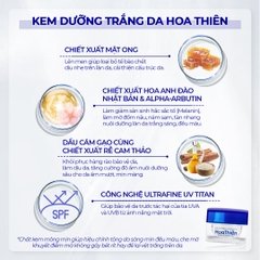 Combo Dưỡng Trắng Bức Phá 01 Kem Hoa Thiên 30g + 01 Serum Vitamin C 30ml