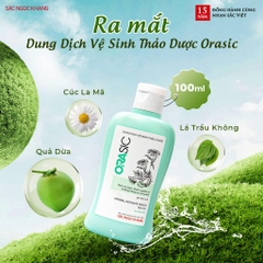 Dung Dịch Vệ Sinh Thảo Dược Orasic Sắc Ngọc Khang (Herbal Intimate Wash) 100ml