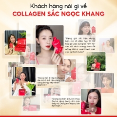 Combo 2 Nước Uống Collagen Dipeptide Mờ Nếp Nhăn - Dưỡng Ẩm Mịn Sắc Ngọc Khang - Liệu trình 2 tháng