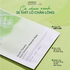 Mặt nạ kiềm dầu , cấp ẩm Sungboon Editor Green Tomato Pore Solution Ampoule Mask cà chua xanh 18ml