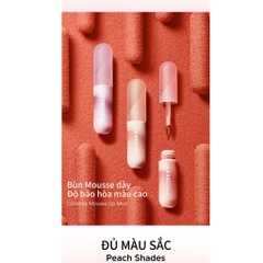 Son môi COLORKEY Lip Mud Mousse Lip Stick màu nhung mờ xinh xắn 2g - son kem bùn color key lâu trôi